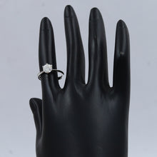 Pure 925 Hallmarked Solitaire Silver Ring 14359-22