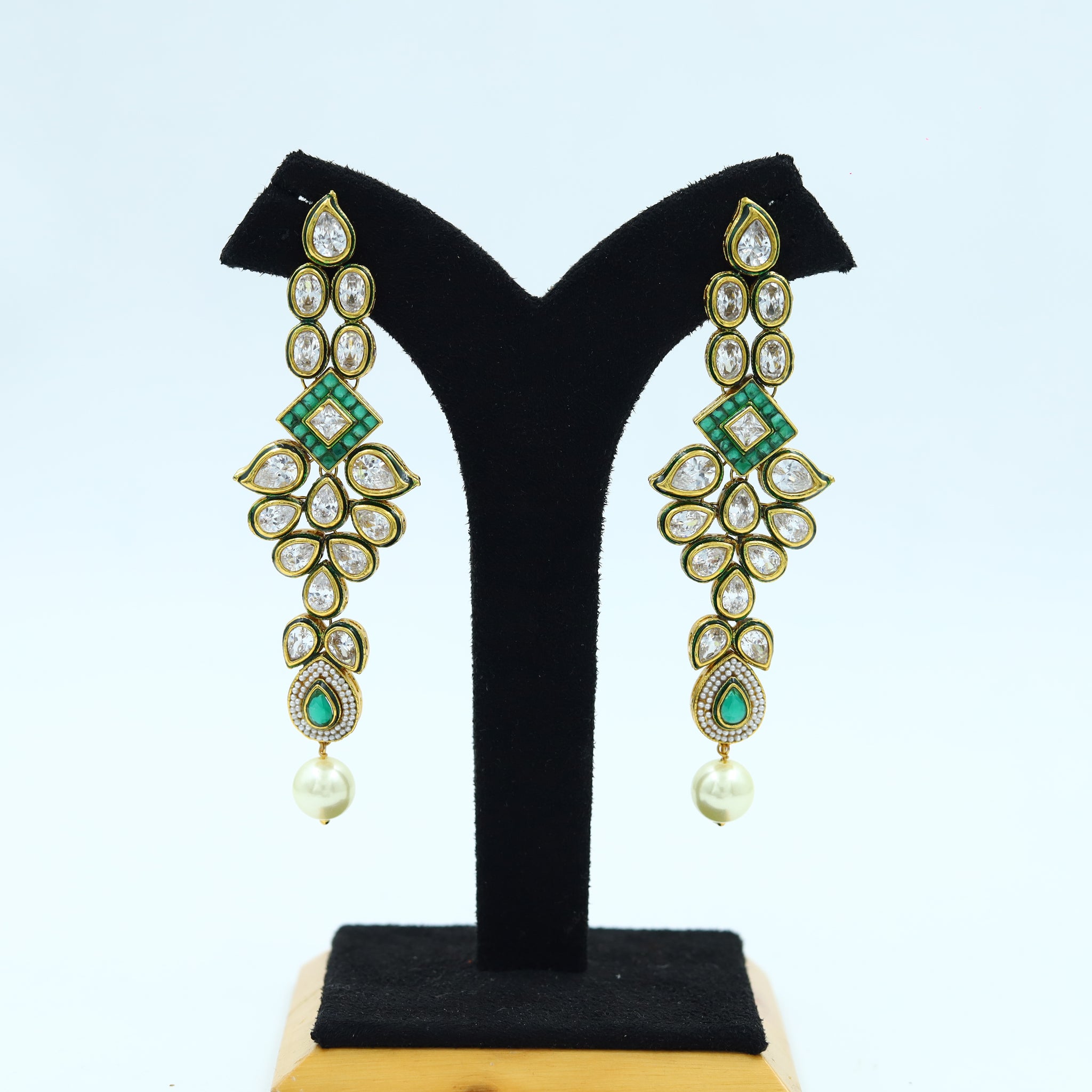 Danglers Polki Earring 9527-100