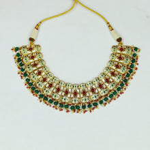 Round Neck Kundan Necklace Set 12174-28