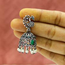 Jhumki Oxidized Earring 13184-33