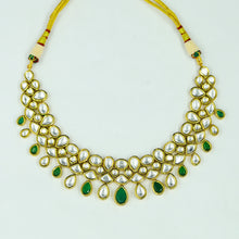 Round Neck Kundan Necklace Set 12183-28