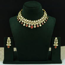 Round Neck Kundan Necklace Set 12183-28