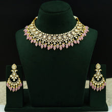 Round Neck Kundan Necklace Set 12204-28
