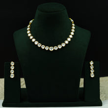 Round Neck Kundan Necklace Set 12179-28