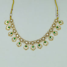 Round Neck Kundan Necklace Set 12171-28