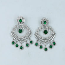 Green Zircon/AD Earring 16827-3975