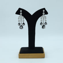 Round Neck Zircon/AD Necklace Set 10555-28