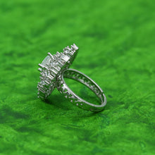 Zircon/AD Adjustable Cocktail Ring 7345-68