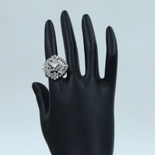 Zircon/AD Adjustable Cocktail Ring 7345-68