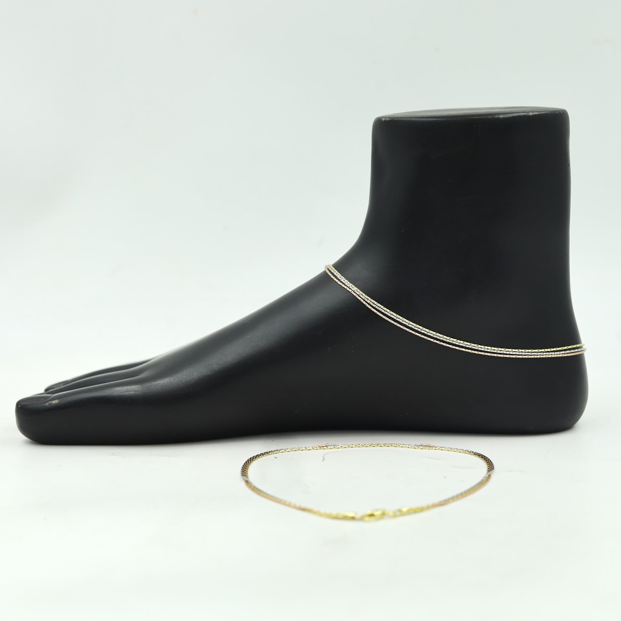 Pure 925 Hallmarked Silver Anklet 11728-22