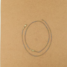 Three Tone Pure 925 Hallmarked Silver Anklet 8347-2242