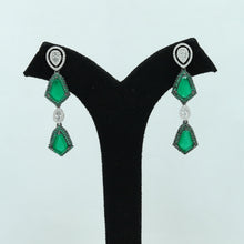 Round Neck Zircon/AD Necklace Set 12539-28