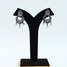 Chandbali Oxidized Earring 13197-33