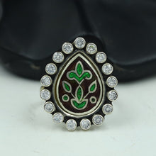 White Silver Ring 11745-7899