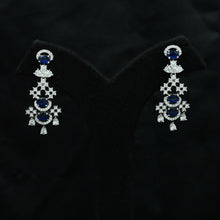 Round Neck Zircon/AD Necklace Set 12767-68