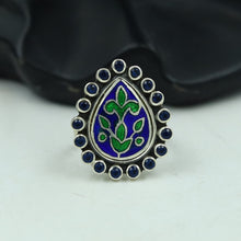 Blue Silver Ring 11744-7898