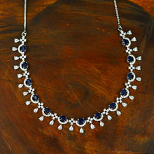 Round Neck Zircon/AD Necklace Set 12767-68