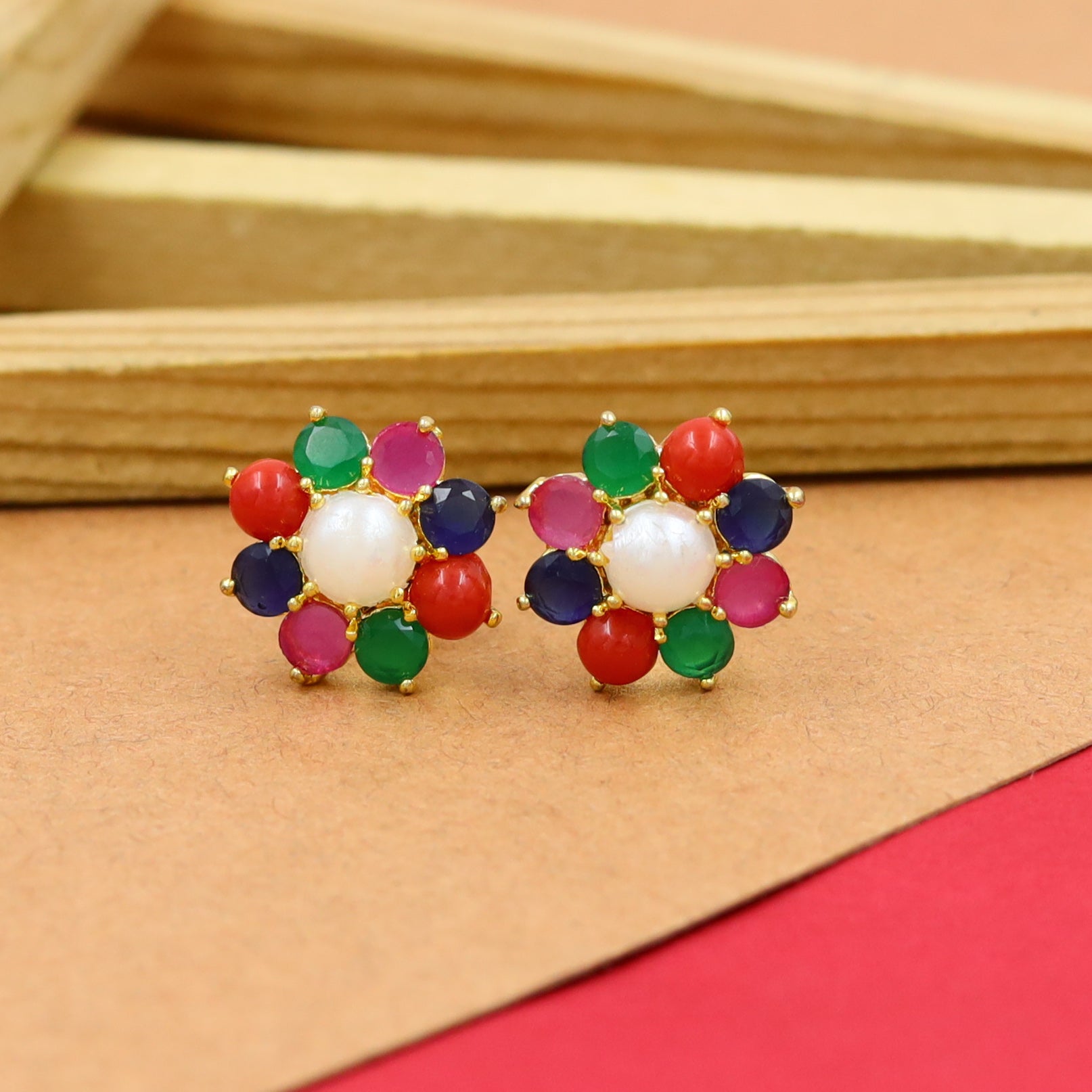 Buy Jadau Earrings Online Dazzles Jewellery
