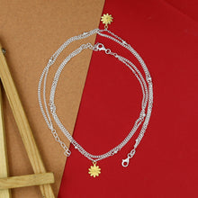 Pure 925 Hallmarked Silver Anklet 14470-22