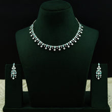 Round Neck Zircon/AD Necklace Set 12763-68
