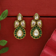 Stylish Light Weight Polki Earring 17696-21
