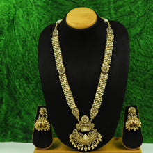 Long Neck Antique Necklace Set 15567-28