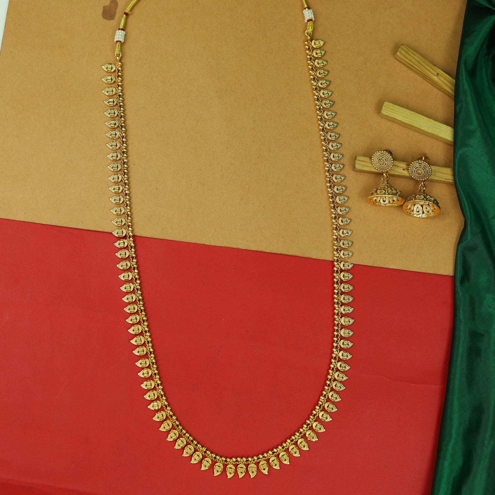 Gold Look Necklace Set 15049-33