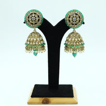 Green Antique Earrings 7652-1249