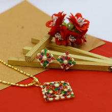 Medium Jadau Pendant Set 14655-48