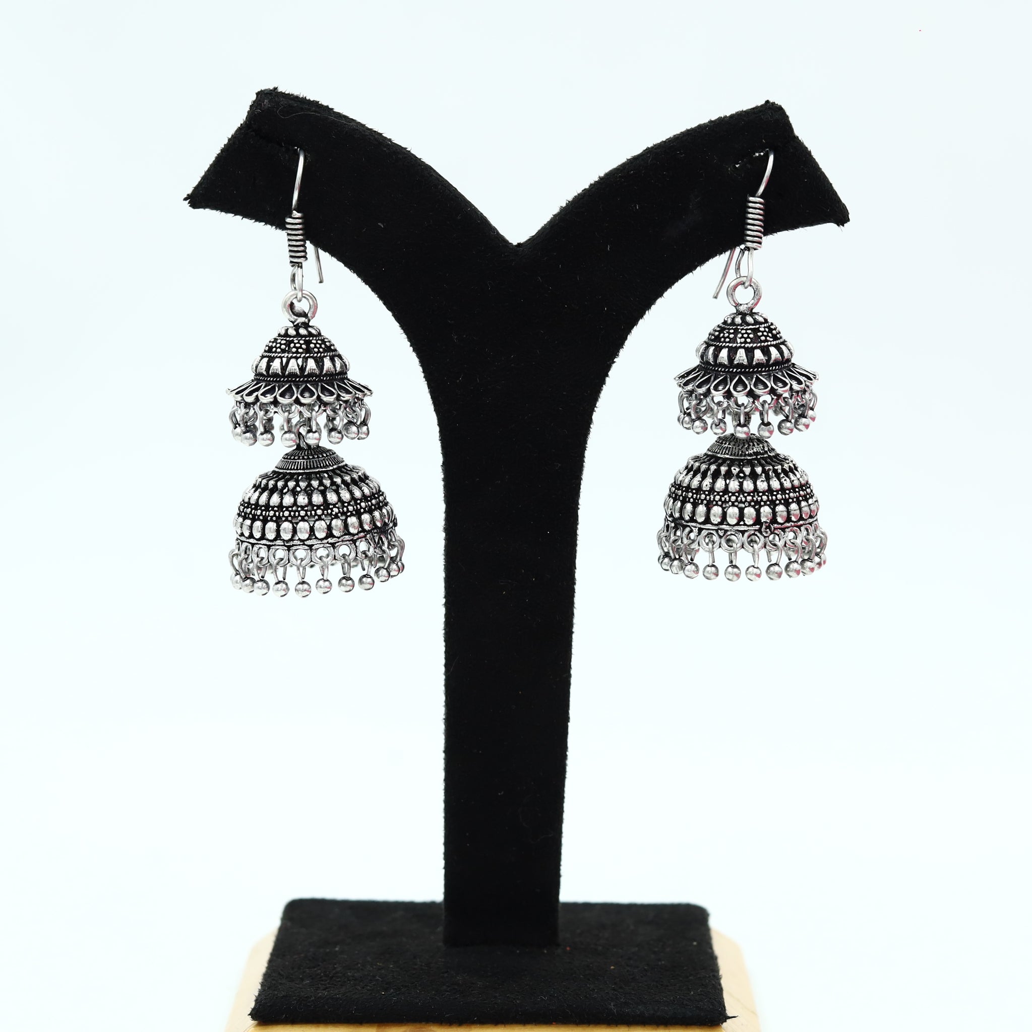 Jhumki Oxidized Earring 12628-28