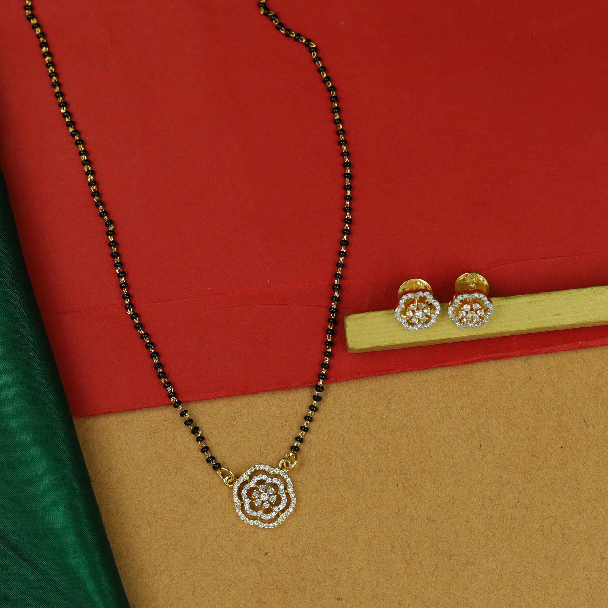 Zircon/AD Mangalsutra 16023-31