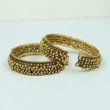 Antique Gold Finish Bangles/Kada 10217-28