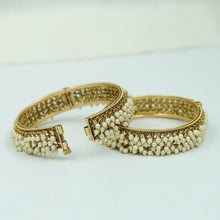 Antique Gold Finish Bangles/Kada 11259-1