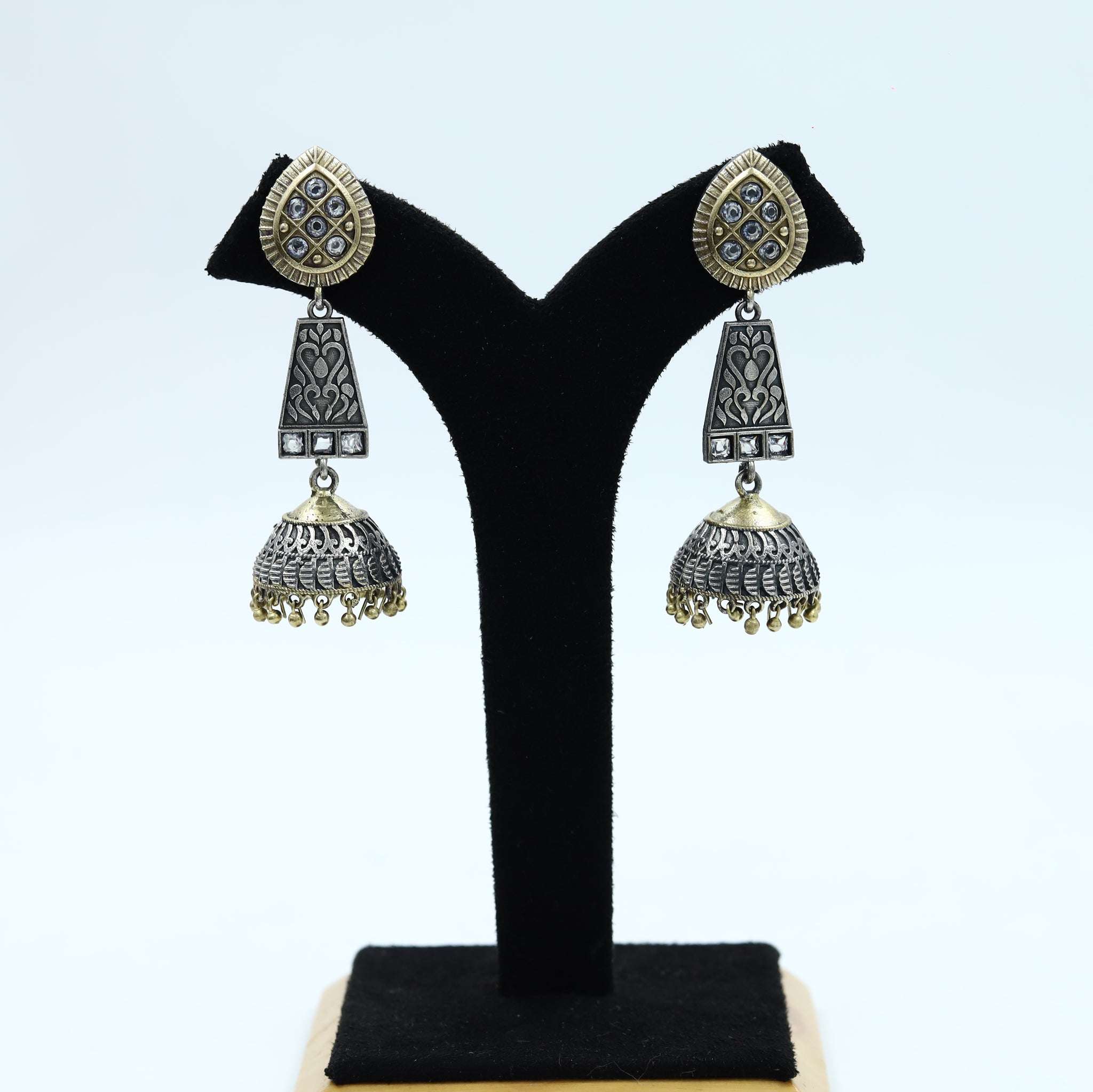 Jhumki Oxidized Earring 13170-33