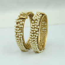 Antique Gold Finish Bangles/Kada 11259-1