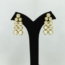 2 Line Round Neck Kundan Necklace Set 13039-34