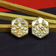 Sabyasachi Inspired Moissanite Tops/Studs Kundan Earring 16819-87