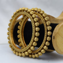 Antique Gold Finish Bangles/Kada 10215-28