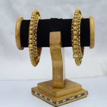 Antique Gold Finish Bangles/Kada 10214-28
