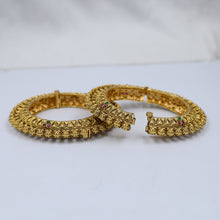 Antique Gold Finish Bangles/Kada 10214-28