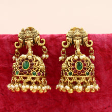 Jhumki Antique Earring 6633-28