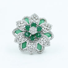 Zircon/AD Adjustable Cocktail Ring 18609-5791