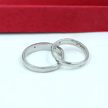 Pure Silver 925 Hallmarked  Couple Ring 7977-22