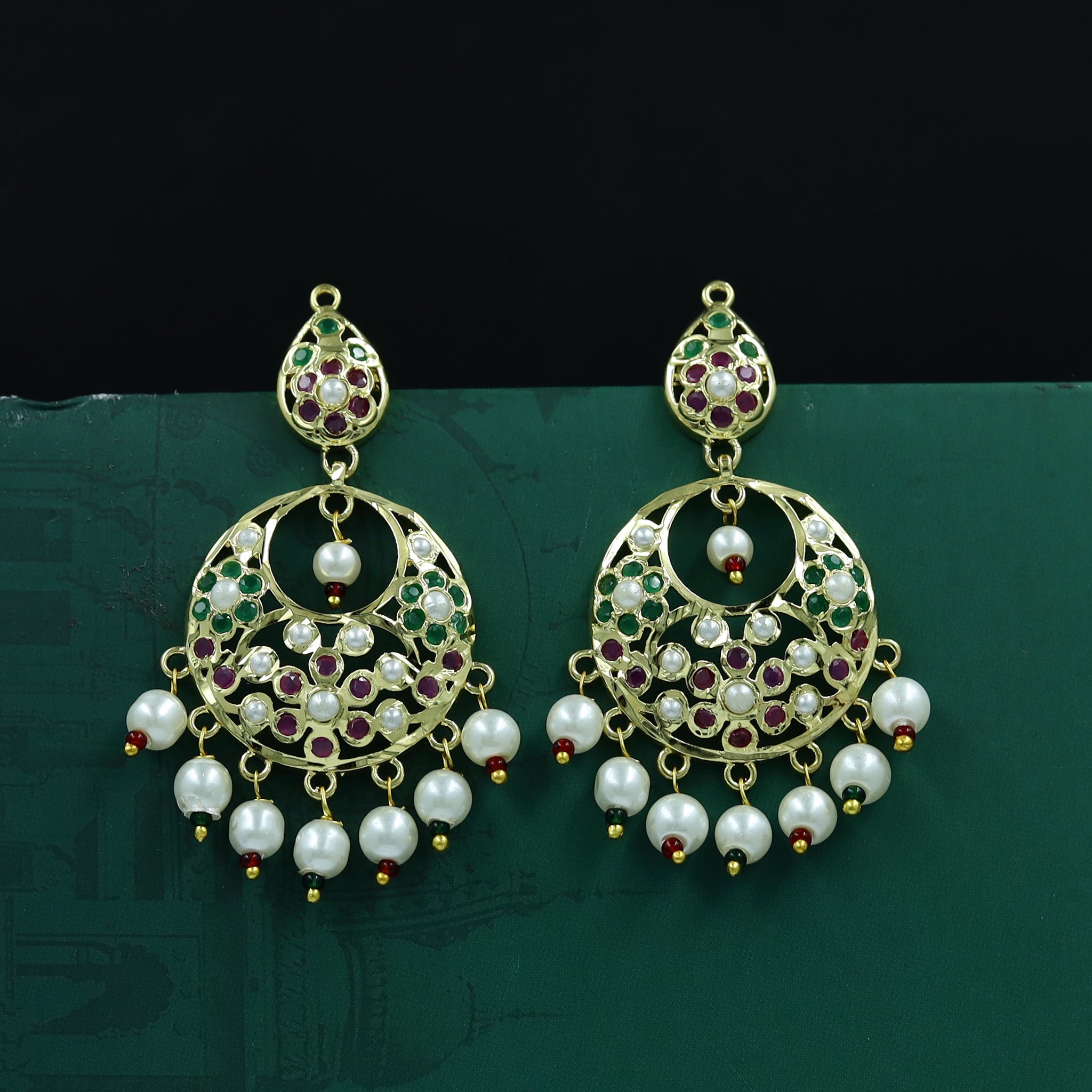 Chandbali Jadau Earring 11531-65