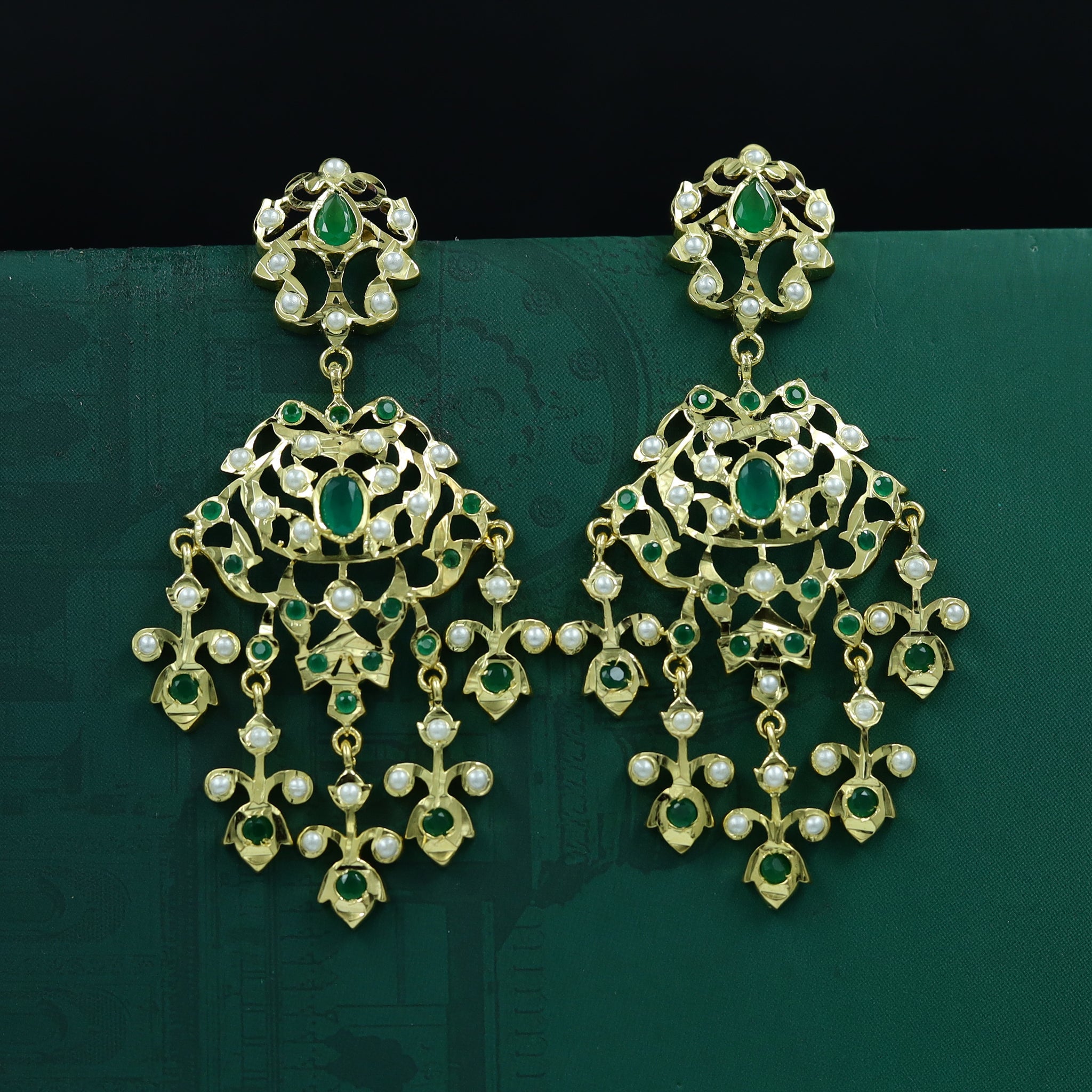 Danglers Jadau Earring 11533-65
