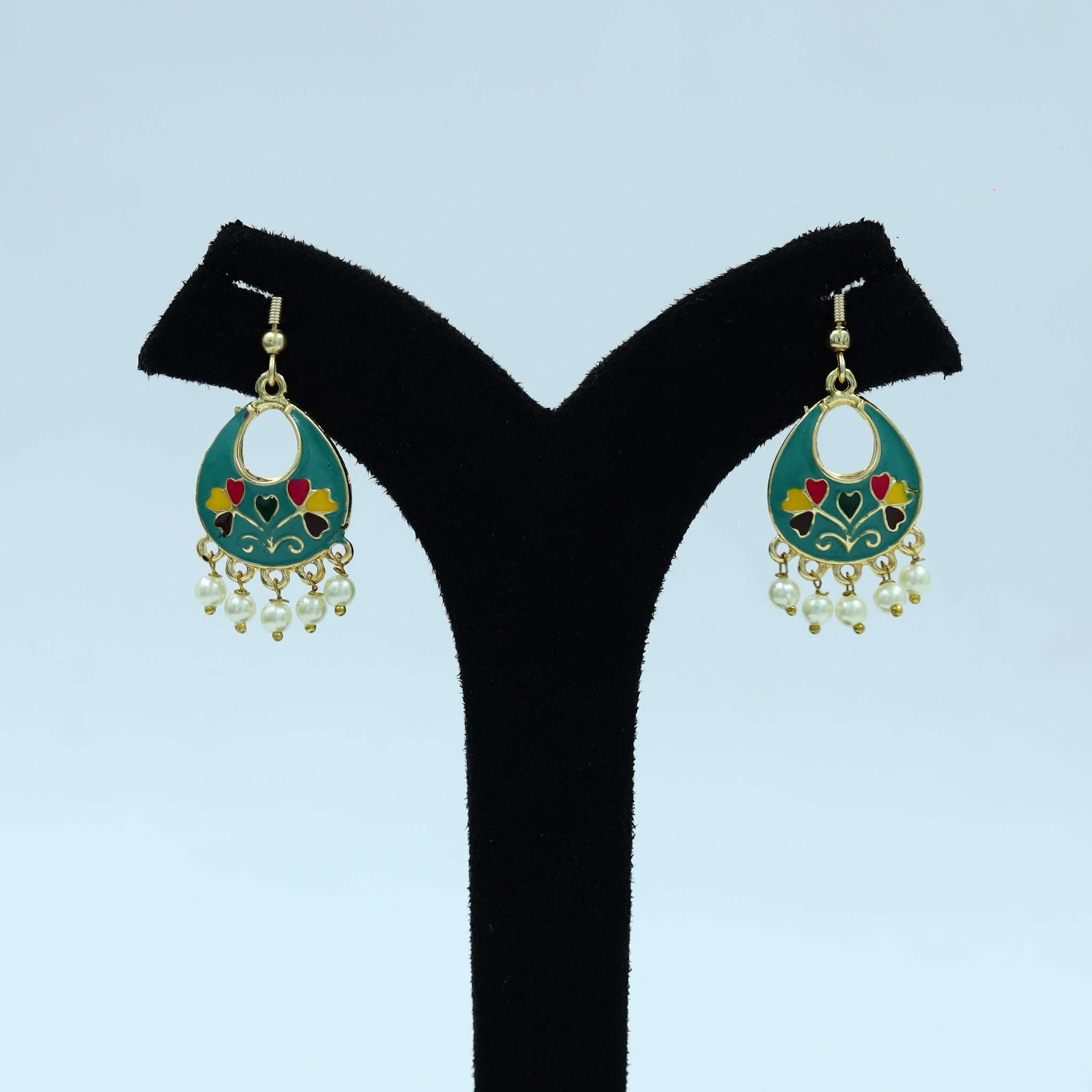 Meenakari Light Earring 13402-R