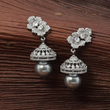 Black Zircon/AD Earring 16401-3540 - Dazzles Jewellery