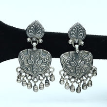 925 Pure Black Silver Earring 8362-2257