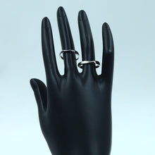 925 Hallmarked Pure Silver Adjustable Couple Ring 17252-22