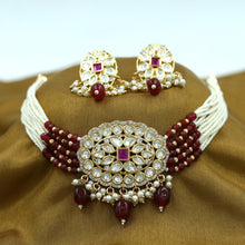 Choker Kundan Necklace Set 17500-27